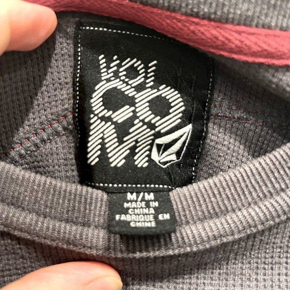 Volcom Mens Waffle Knit Thermal Long Sleeve - Picture 3 of 6